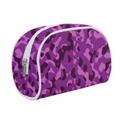 Dark Purple Camouflage Pattern Makeup Case (Small)