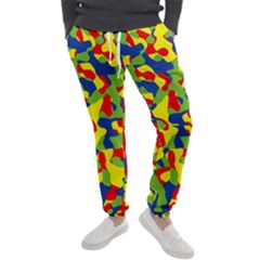 Colorful Rainbow Camouflage Pattern Men s Jogger Sweatpants by SpinnyChairDesigns