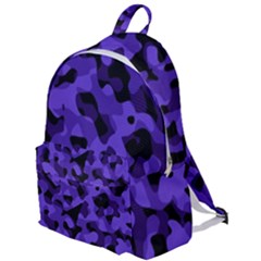 Purple Black Camouflage Pattern The Plain Backpack by SpinnyChairDesigns