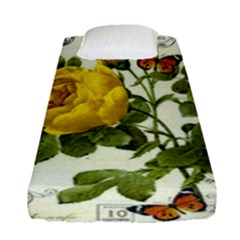 Yellow Roses Fitted Sheet (single Size) by ibelieveimages