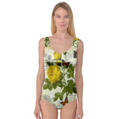 Yellow Roses Princess Tank Leotard 