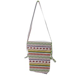 Bright Tribal Folding Shoulder Bag by ibelieveimages