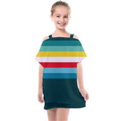 Sea Water Kids  One Piece Chiffon Dress by tmsartbazaar