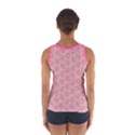 Cat With Violin Pattern Sport Tank Top  View2