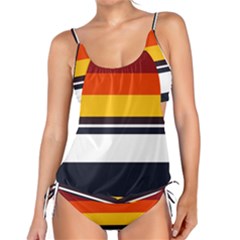 Retro Sunset Tankini Set by tmsartbazaar