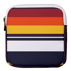 Retro Sunset Mini Square Pouch by tmsartbazaar