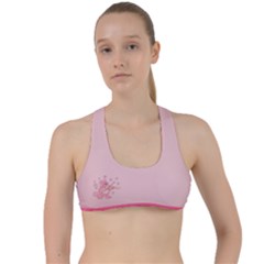 Cat With Violin Criss Cross Racerback Sports Bra by sifis