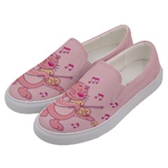Cat With Violin Men s Canvas Slip Ons by sifis