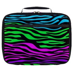 Colorful Zebra Full Print Lunch Bag by Angelandspot