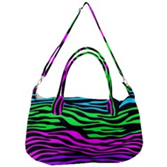 Colorful Zebra Removal Strap Handbag by Angelandspot