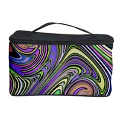 Abstract Art Purple Swirls Pattern Cosmetic Storage