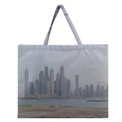 P1020022 Zipper Large Tote Bag by 45678