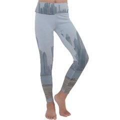 P1020022 Kids  Lightweight Velour Classic Yoga Leggings by 45678