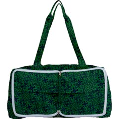 Green Intricate Pattern Multi Function Bag by SpinnyChairDesigns