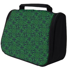 Green Intricate Pattern Full Print Travel Pouch (big) by SpinnyChairDesigns