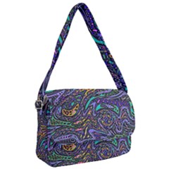 Multicolored Abstract Art Pattern Courier Bag