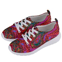 Abstract Art Multicolored Pattern Women s Lightweight Sports Shoes by SpinnyChairDesigns