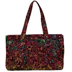 Stylish Fall Colors Camouflage Canvas Work Bag by SpinnyChairDesigns