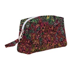 Stylish Fall Colors Camouflage Wristlet Pouch Bag (medium) by SpinnyChairDesigns