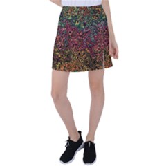 Stylish Fall Colors Camouflage Tennis Skirt by SpinnyChairDesigns