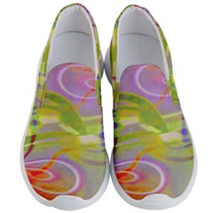 Infinity Painting Green Men s Lightweight Slip Ons by DinkovaArt