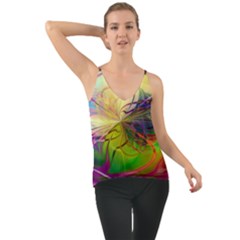  Rainbow Painting Patterns 1 Chiffon Cami by DinkovaArt