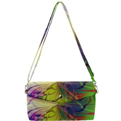  Rainbow Painting Patterns 1 Removable Strap Clutch Bag by DinkovaArt