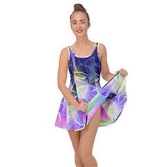 Rainbow Painting Patterns 3 Inside Out Casual Dress by DinkovaArt