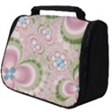 Pastel Pink Abstract Floral Print Pattern Full Print Travel Pouch (Big) View1