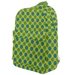 Green Polka Dots Spots Pattern Classic Backpack