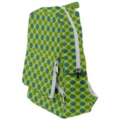 Green Polka Dots Spots Pattern Travelers  Backpack