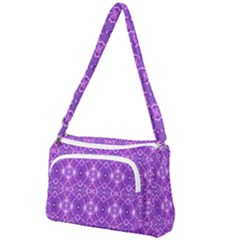 Geometric Galaxy Pattern Print Front Pocket Crossbody Bag by dflcprintsclothing