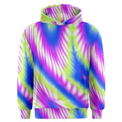 Colorful Blue Purple Pastel Tie Dye Pattern Men s Overhead Hoodie