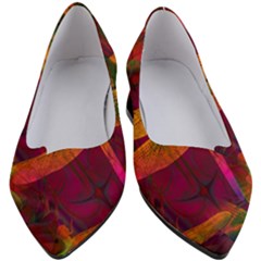 Dragonflies Abstract Colorful Pattern Women s Block Heels  by SpinnyChairDesigns