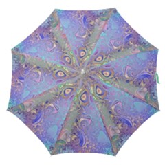 Pastel Marble Paint Swirl Pattern Straight Umbrellas by SpinnyChairDesigns