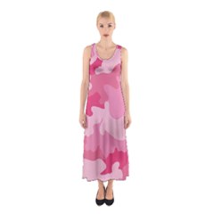 Camo Pink Sleeveless Maxi Dress by MooMoosMumma