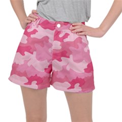 Camo Pink Ripstop Shorts by MooMoosMumma