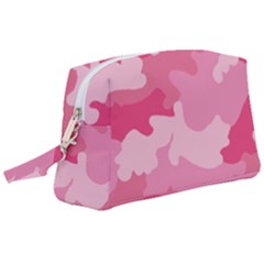 Camo Pink Wristlet Pouch Bag (large) by MooMoosMumma