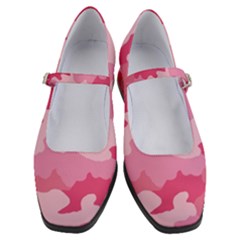 Camo Pink Women s Mary Jane Shoes by MooMoosMumma