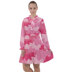 Camo Pink All Frills Chiffon Dress by MooMoosMumma