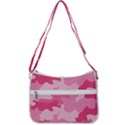 Camo Pink Zip Up Shoulder Bag View3