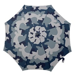 Camo Blue Hook Handle Umbrellas (medium) by MooMoosMumma