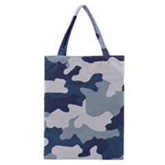 Camo Blue Classic Tote Bag by MooMoosMumma