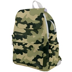 Camo Green Top Flap Backpack by MooMoosMumma