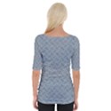 Grey Diamond Plate Metal Texture Wide Neckline Tee View2