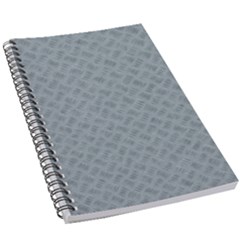 Grey Diamond Plate Metal Texture 5 5  X 8 5  Notebook by SpinnyChairDesigns