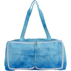 Abstract Sky Blue Texture Multi Function Bag by SpinnyChairDesigns