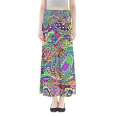 Ugliest Pattern In The World Full Length Maxi Skirt by SpinnyChairDesigns