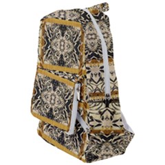 Antique Black And Gold Travelers  Backpack by SpinnyChairDesigns