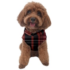 Black And Red Striped Plaid Dog Sweater